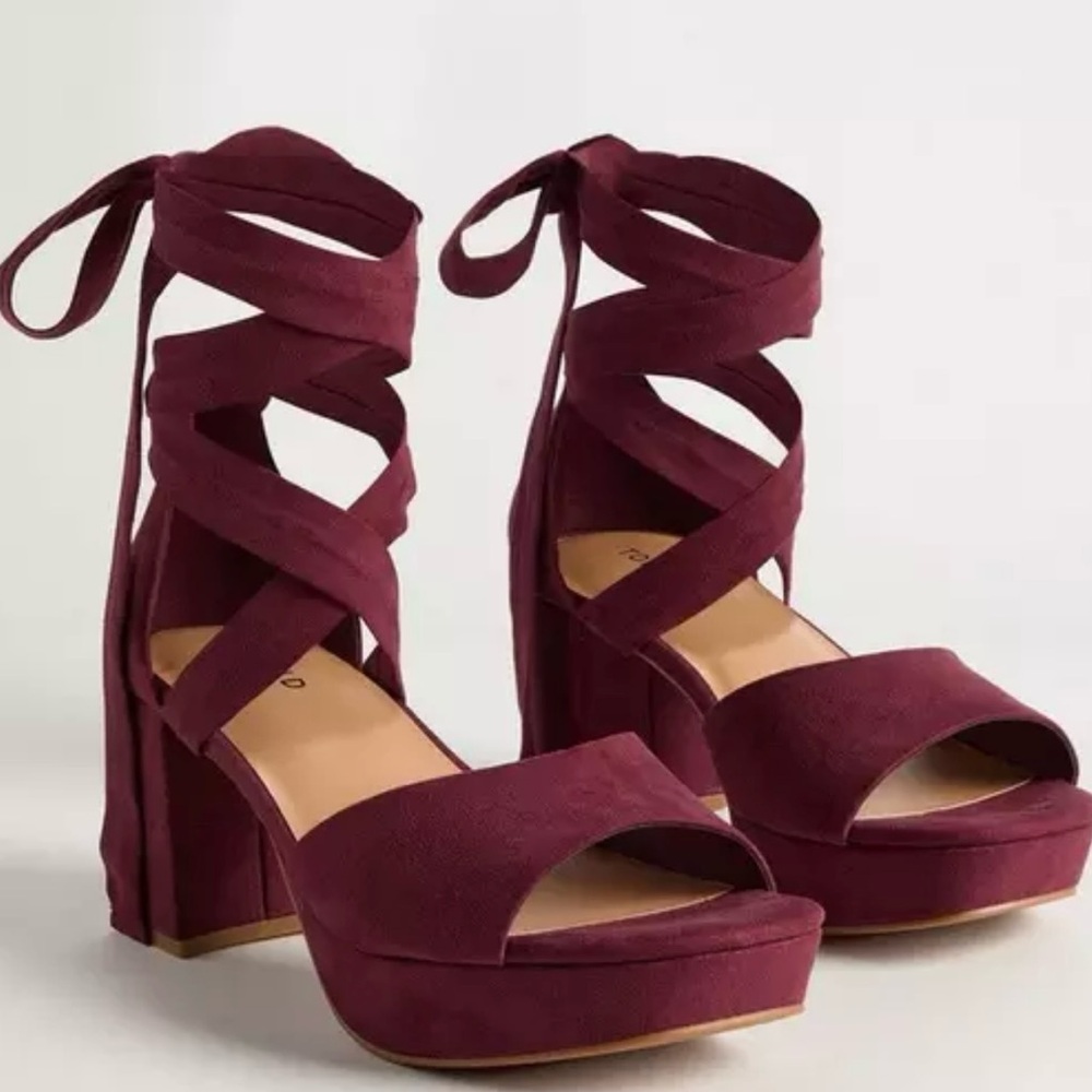 Torrid Strappy Platform Tapered Heel, NEW!
